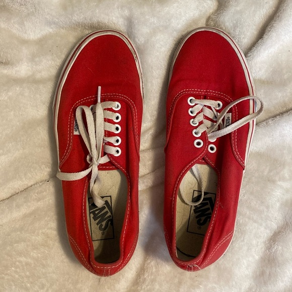 Red Vans - Picture 1 of 5